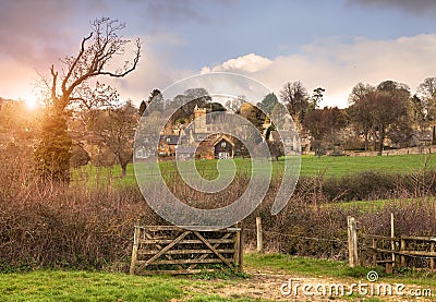 Bourton-on-the-Hill Stock Photo