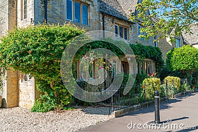 Bourton-on-the-Water in Cotswolds, UK Stock Photo