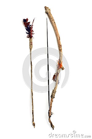 Bow and Arrow Stock Photo