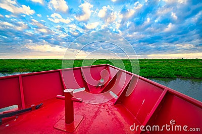 Bow of a Boat Stock Photo