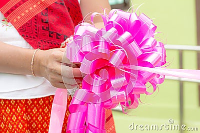 Bow ribbon Stock Photo