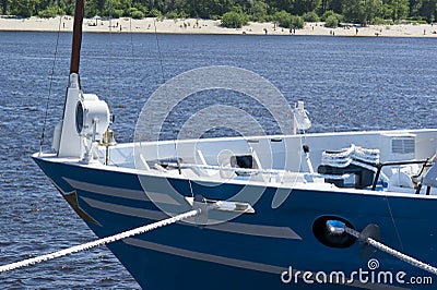 Bow of the ship Stock Photo