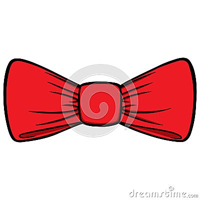 Bow Tie Vector Illustration