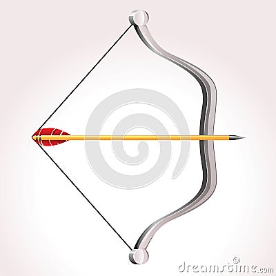 Bow weapon icon Vector Illustration