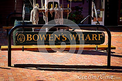 Bowen's Wharf, Newport, Rhode Island Editorial Stock Photo