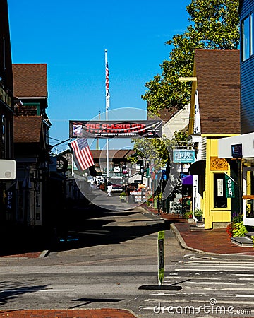 Bowen's Wharf, Newport, RI. Editorial Stock Photo