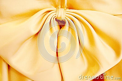 Bowknot on dress Stock Photo