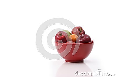 Bowl of Apples Stock Photo