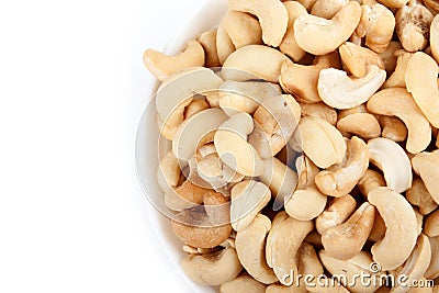 Bowl with cashews 4 Stock Photo