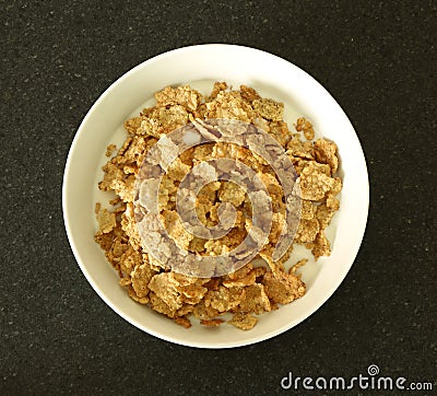 Bowl of Cereal Stock Photo
