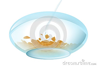 Bowl of cereals Stock Photo