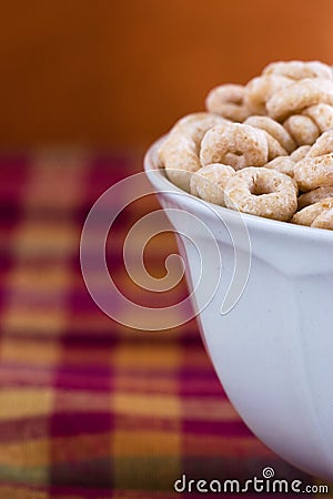 Bowl of Cheerios Stock Photo