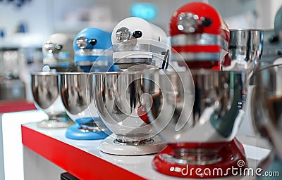 Bowl-Lift Stand Mixers Stock Photo