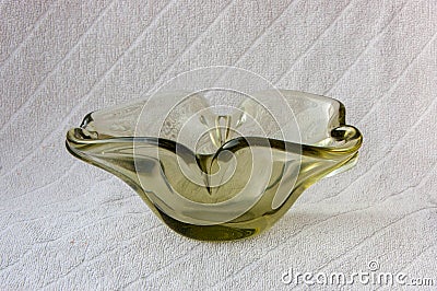 Bowl of Murano glass Stock Photo