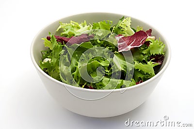 Bowl of salad Stock Photo