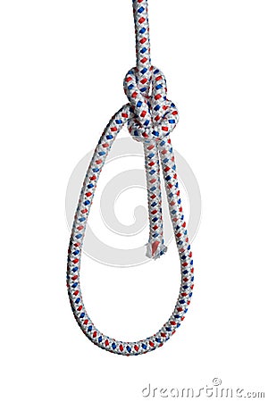 Bowline knot Stock Photo