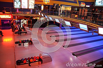 Bowling Editorial Stock Photo