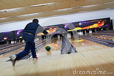 Bowling Stock Photo