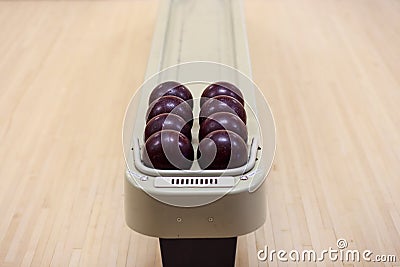 Bowling Alley Stock Photo