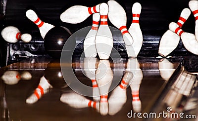 Bowling Game Stock Photo