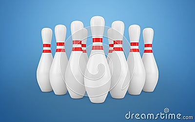 Bowling Skittles Stock Photo