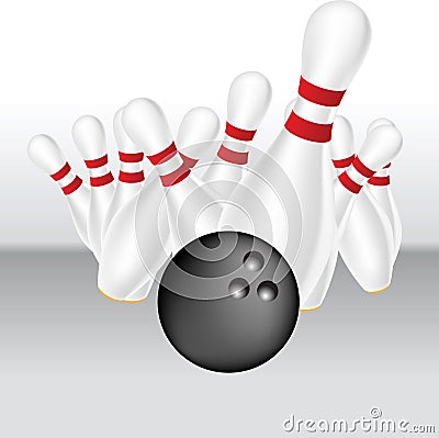 Bowling Vector Illustration Vector Illustration