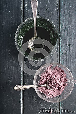 Superfood composition Stock Photo