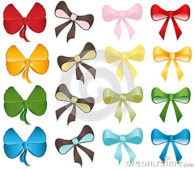 Bows Vector Illustration