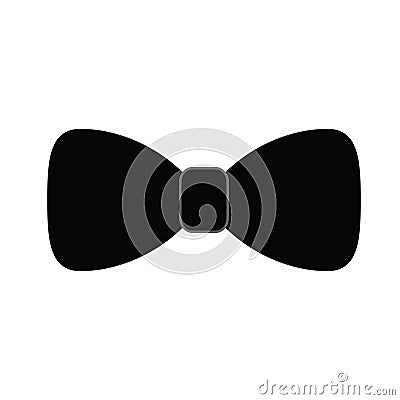 bowtie or bow icon image vector illustration design black and white Vector Illustration