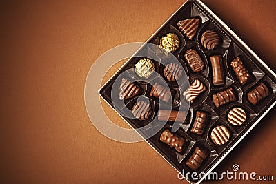 Box Of Chocolates Stock Photo
