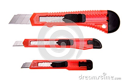 Box cutters Stock Photo