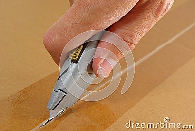 Box cutters Stock Photo