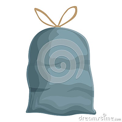 Box garbage icon cartoon vector. Bin trash cleaning Vector Illustration