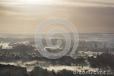 Box Hill Sunrise Stock Photo