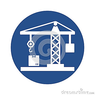 Box lifter Vector Icon which can easily modify or edit Vector Illustration