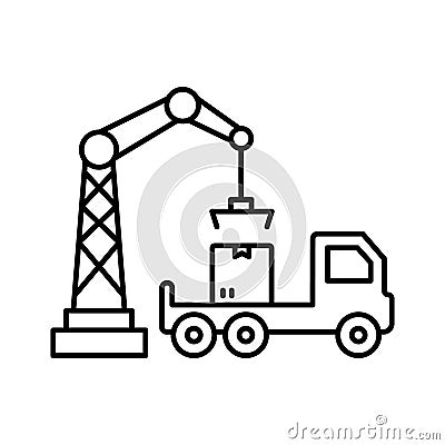Box liftingVector Icon which can easily modify or edit Vector Illustration