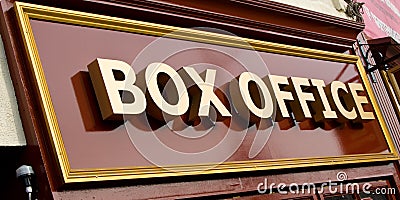 Box Office Stock Photo