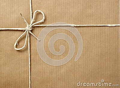 Box package wrap Stock Photo