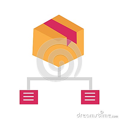 Box sharing Isolated Vector icon which can easily modify or edit Vector Illustration