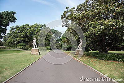 The Boxers at the Royal Botanic Gardens Editorial Stock Photo