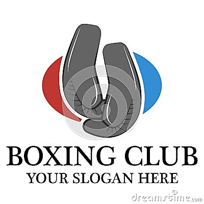 Boxing club logo Vector Illustration