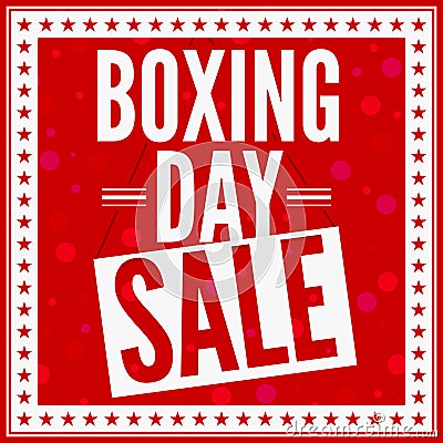 Boxing Day Sale Vector Illustration