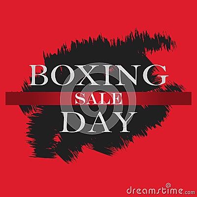 Boxing day Sale Banner. Boxing day Design Template for Banner, Flyer. Vector Illustration. Vector Illustration