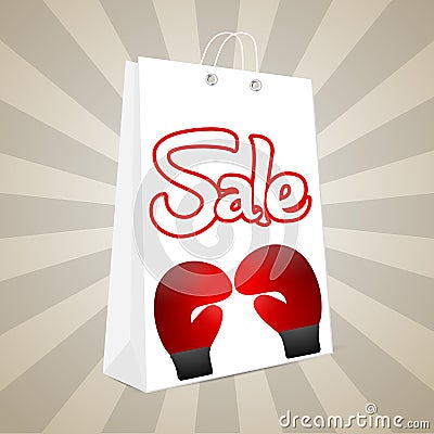 Boxing Day Sale Stock Photo