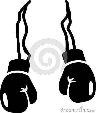 Boxing Gloves vector Vector Illustration