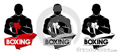 Boxing logo Vector Illustration