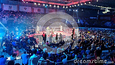 Boxing match Editorial Stock Photo