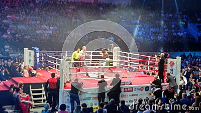 Boxing match Editorial Stock Photo