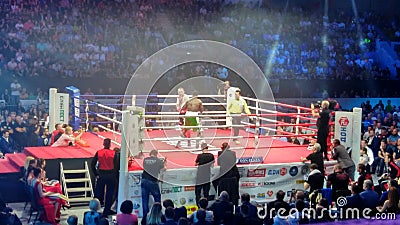 Boxing match Editorial Stock Photo