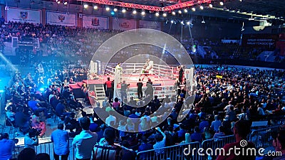 Boxing match Editorial Stock Photo